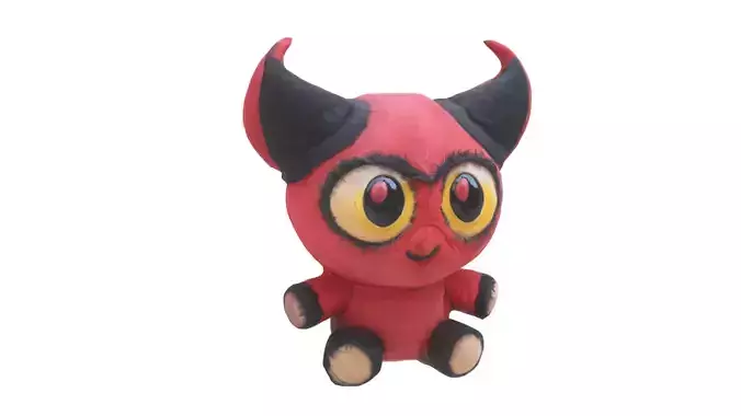 plush toy 09 Low-poly 3D model