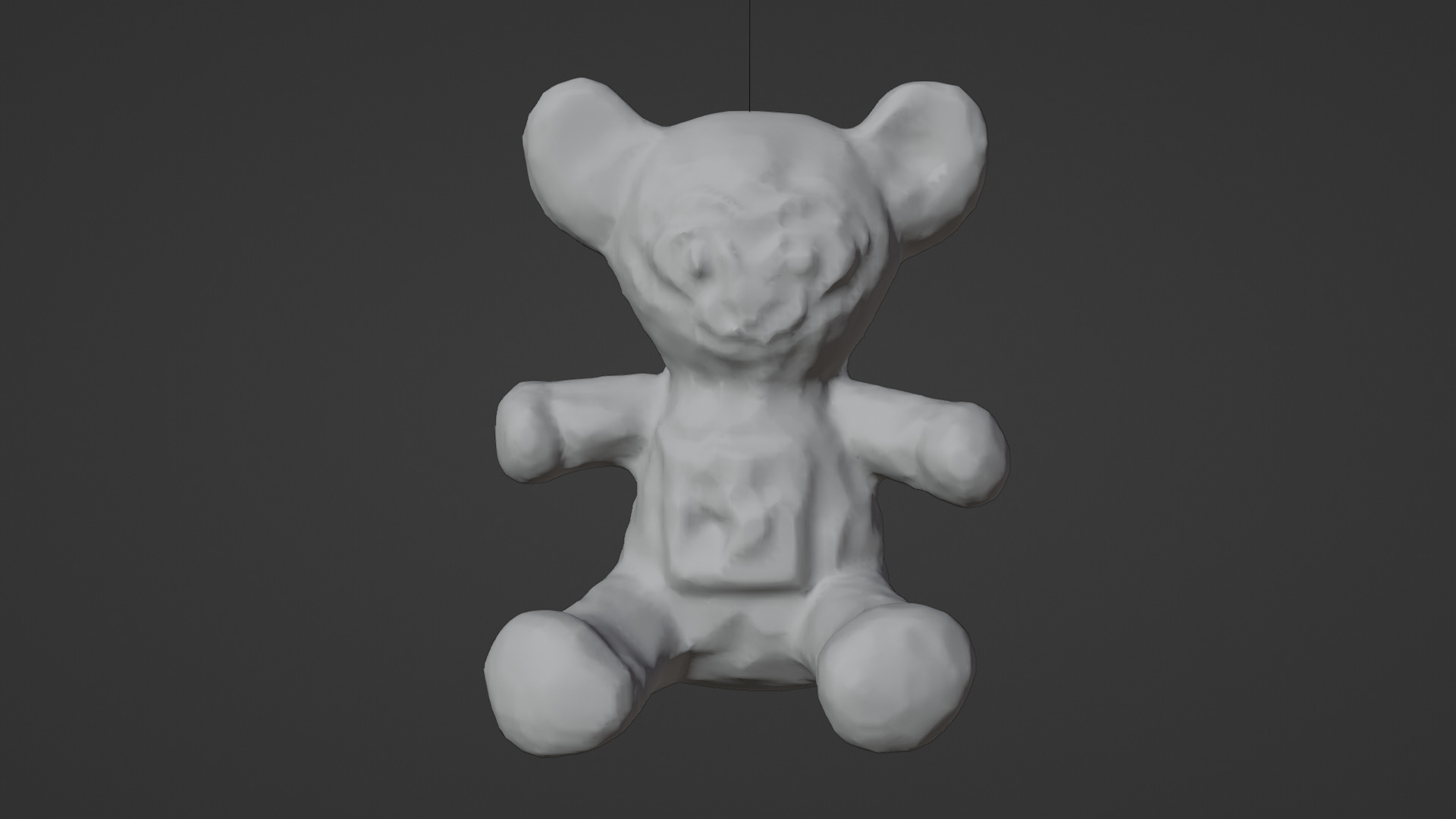 plush toy 10 Low-poly 3D model_5
