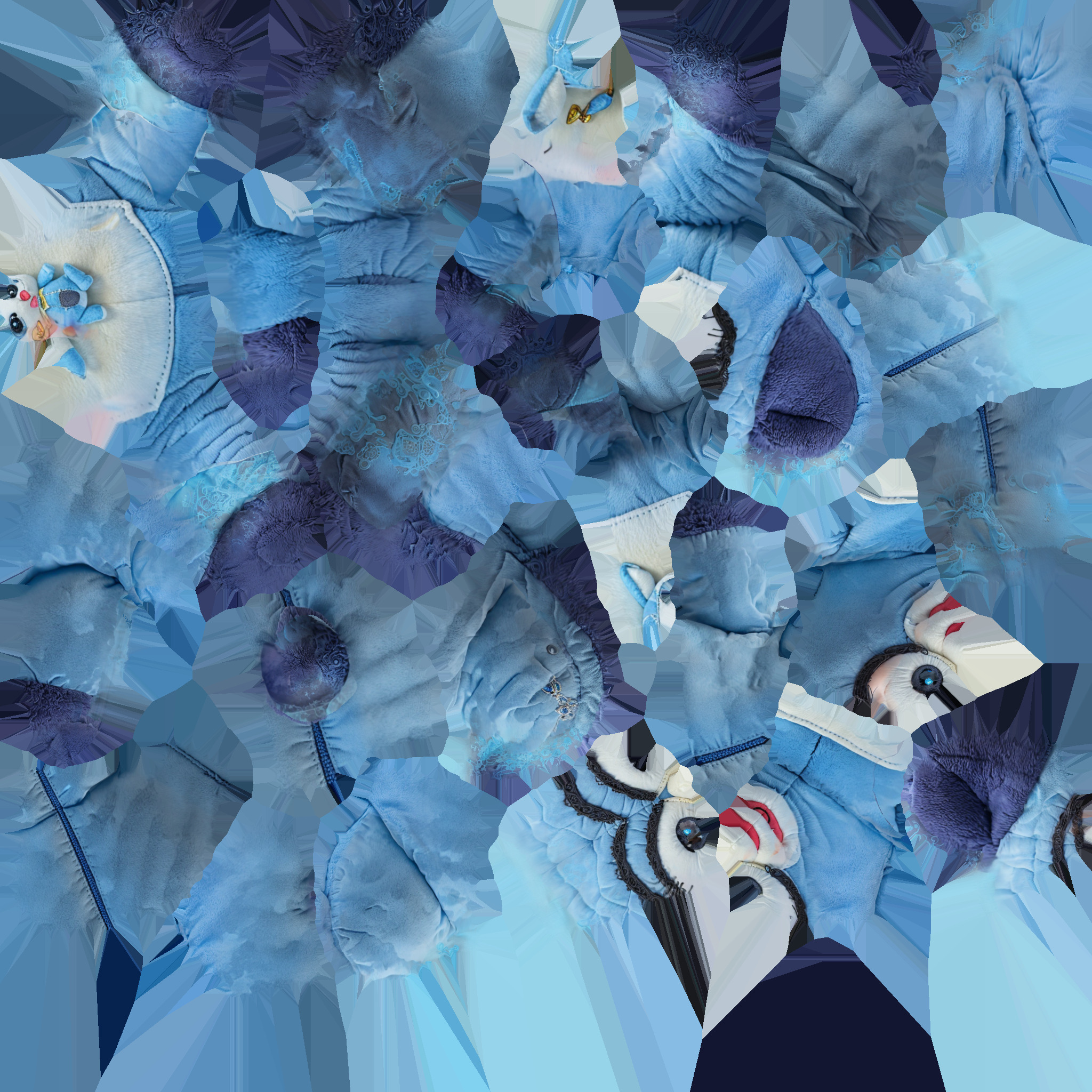 plush toy 10 Low-poly 3D model_7