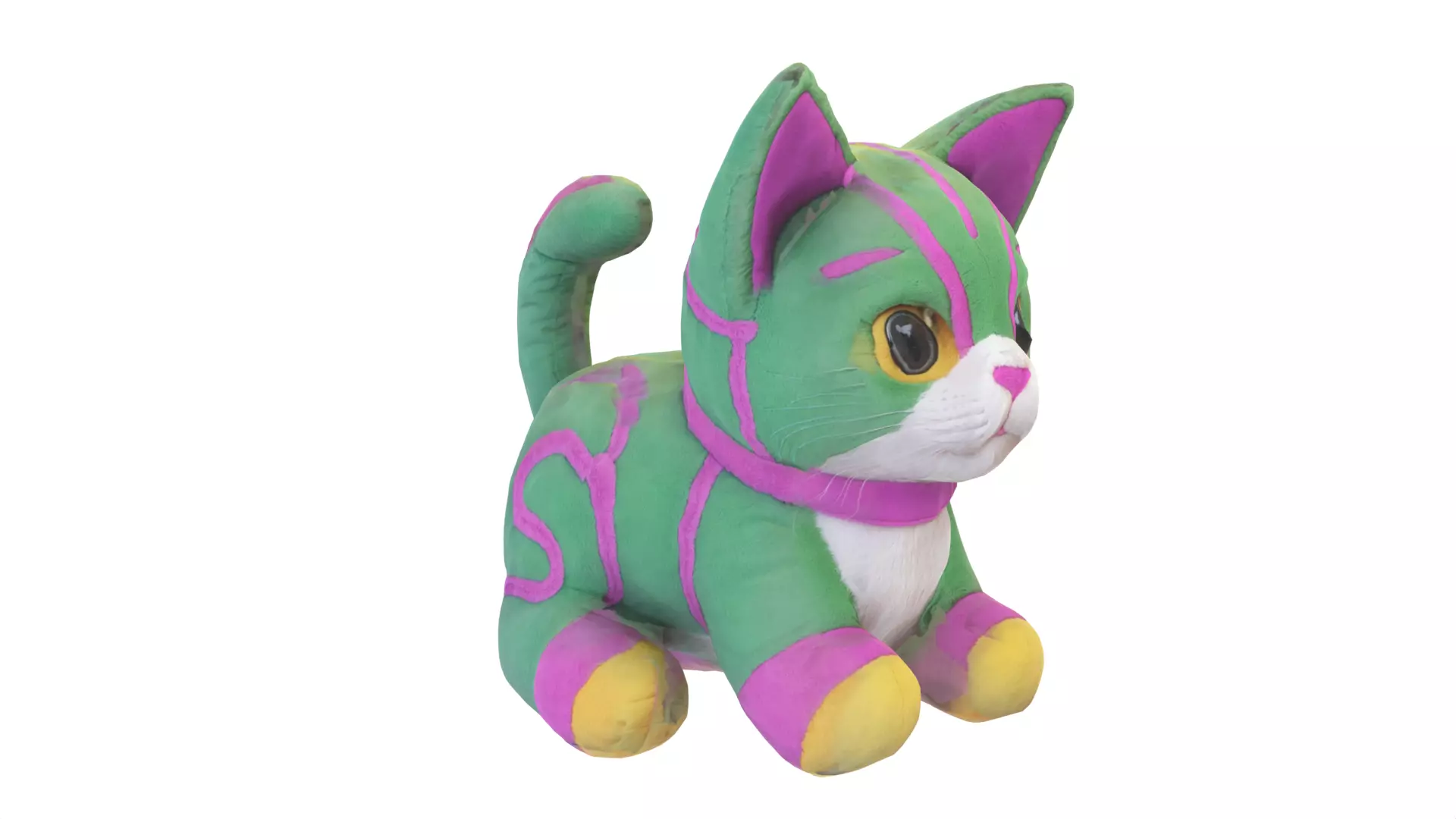 plush toy 12 Low-poly 3D model_0