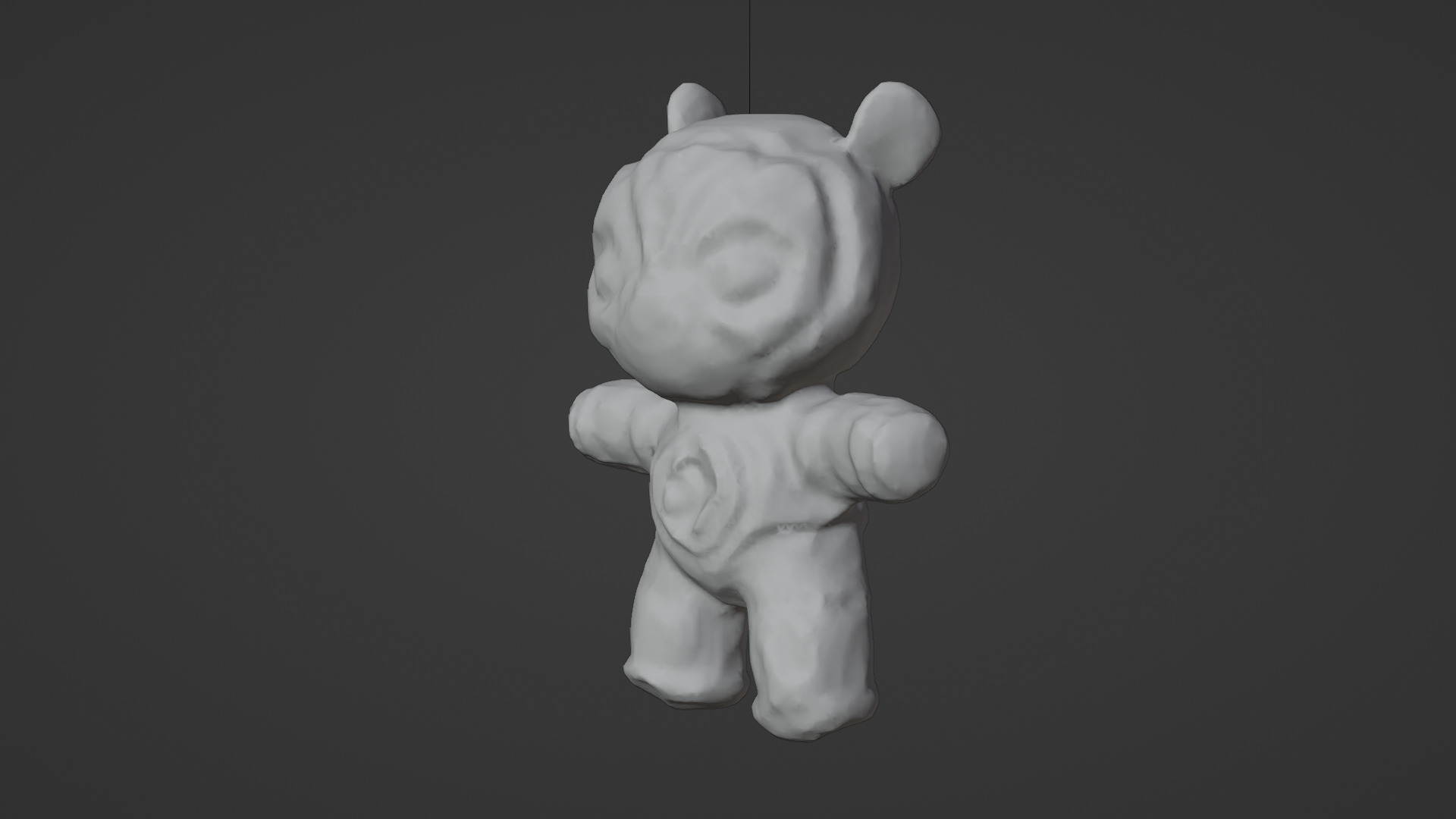 plush toy 13 Low-poly 3D model_5