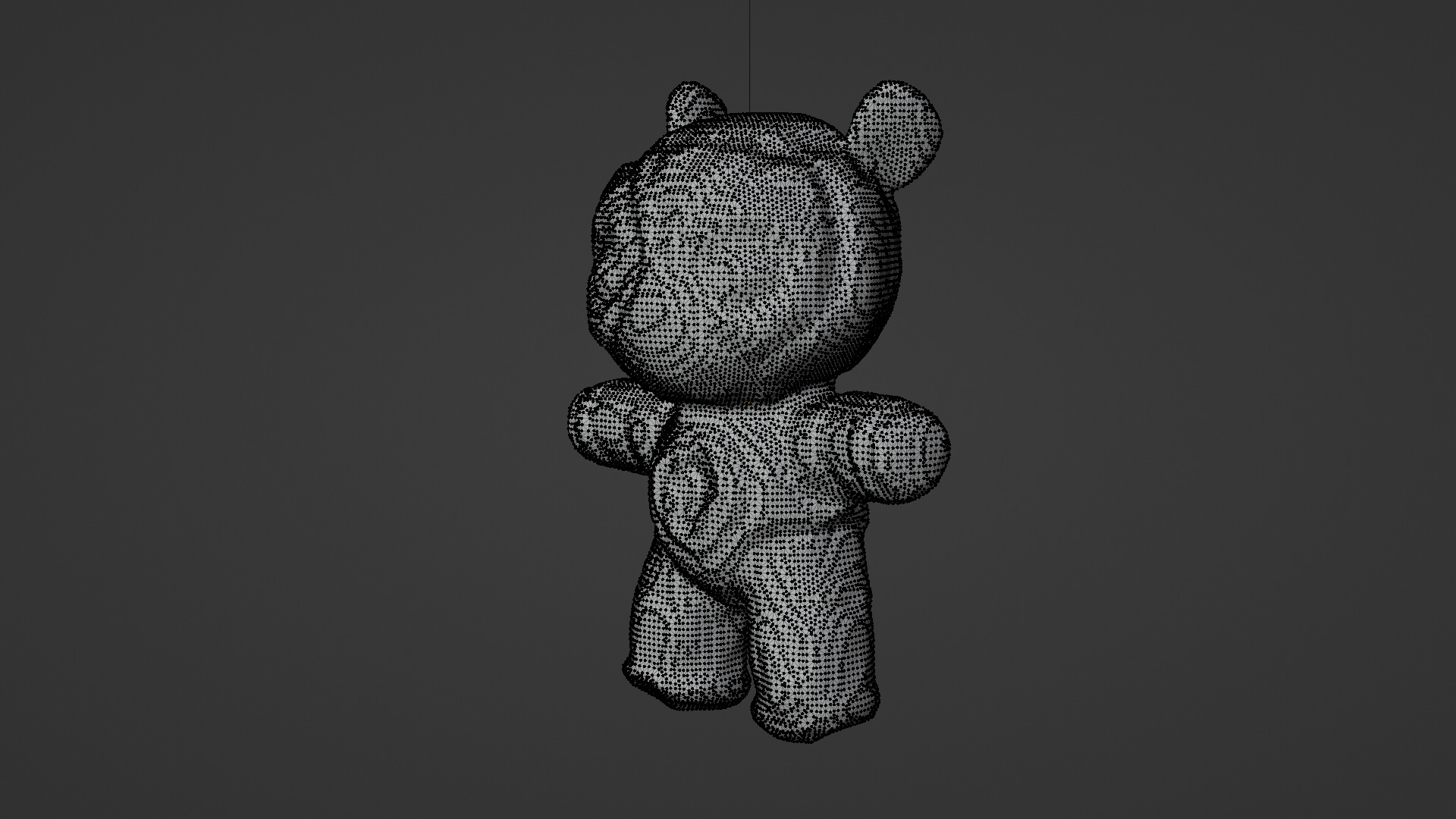 plush toy 13 Low-poly 3D model_6