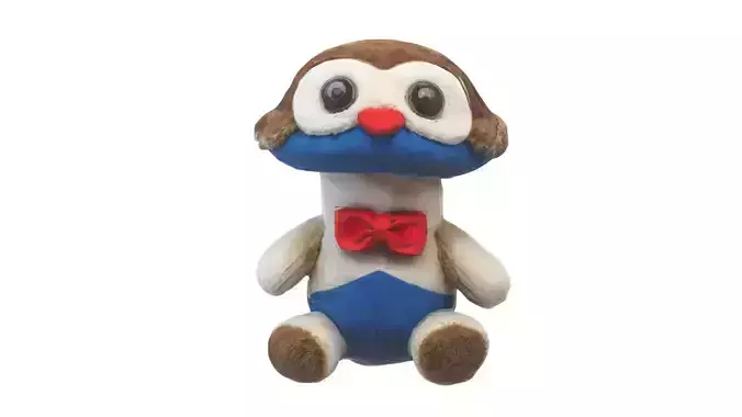 plush toy 14 Low-poly 3D model plush toy 14 Low-poly 3D model