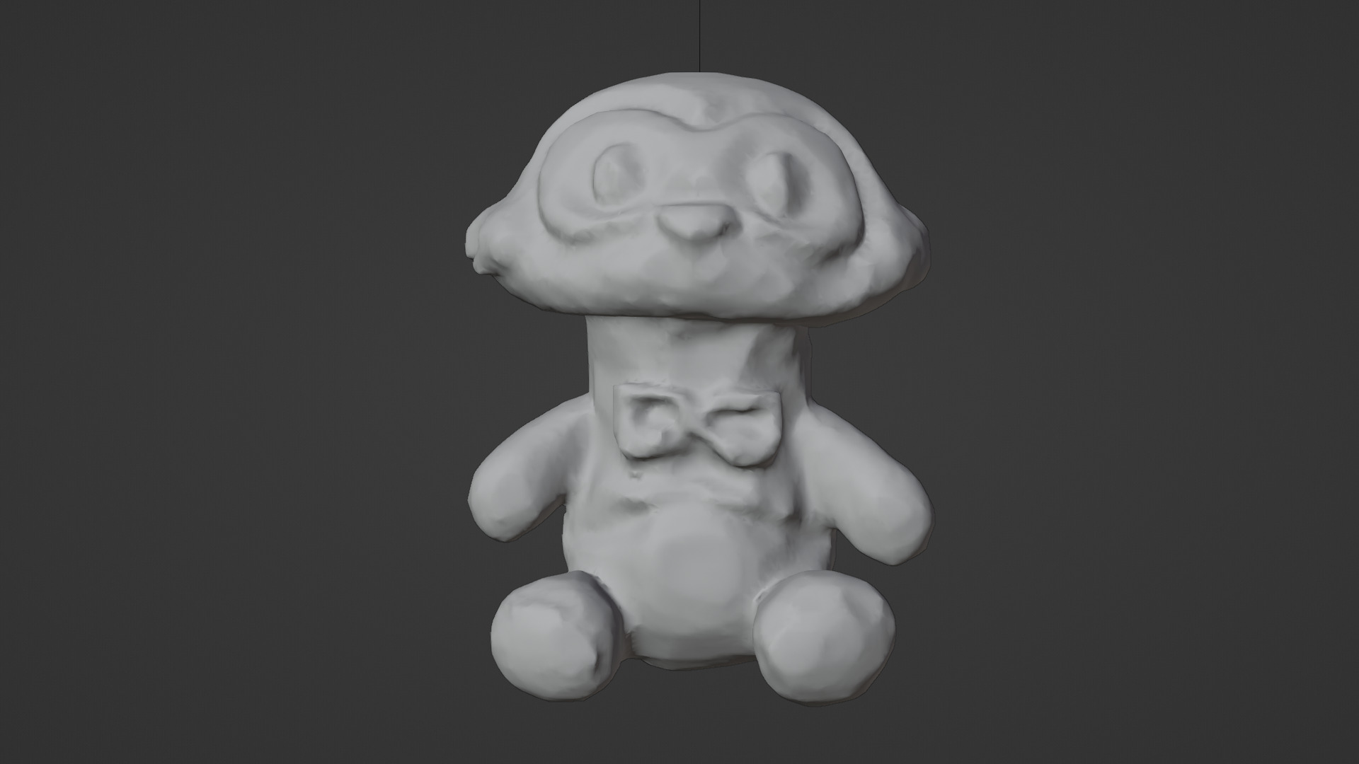plush toy 14 Low-poly 3D model_5