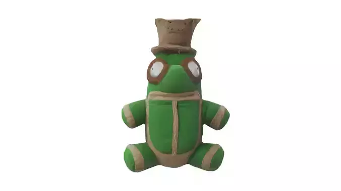 plush toy 15 Low-poly 3D model