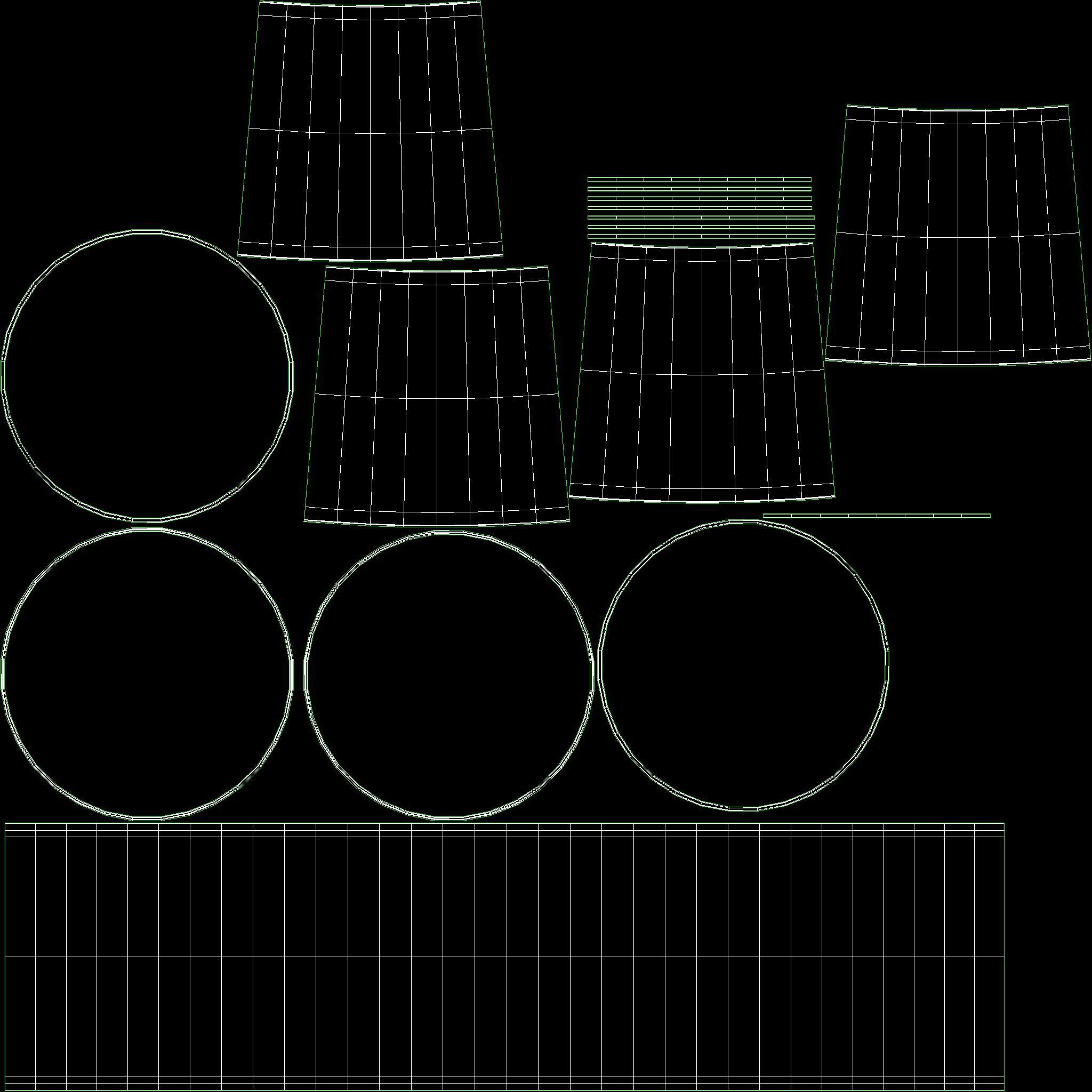 Uttermost Black Label Edge Table Lamp Black 3D model_9