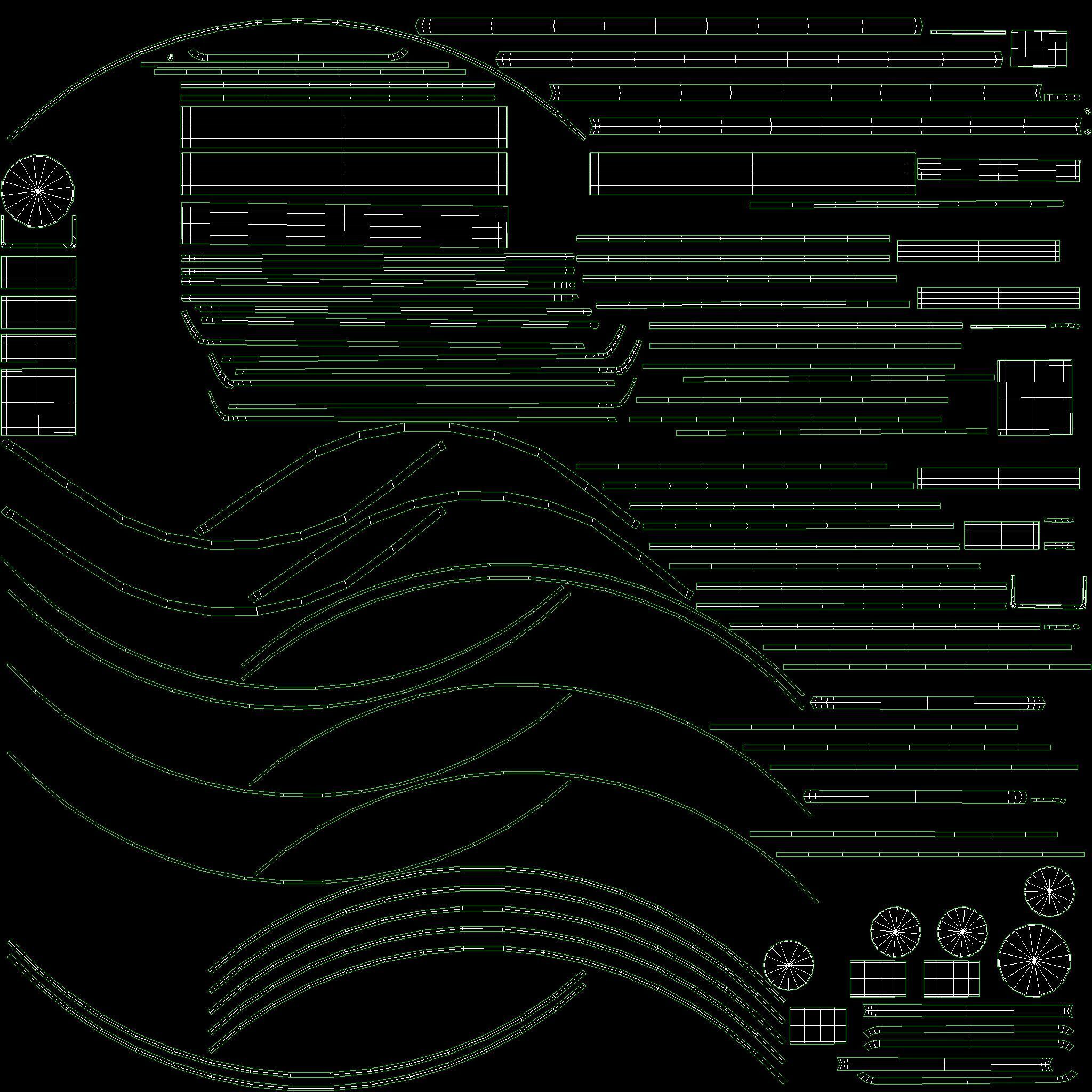 Uttermost Black Label Edge Table Lamp Black 3D model_11