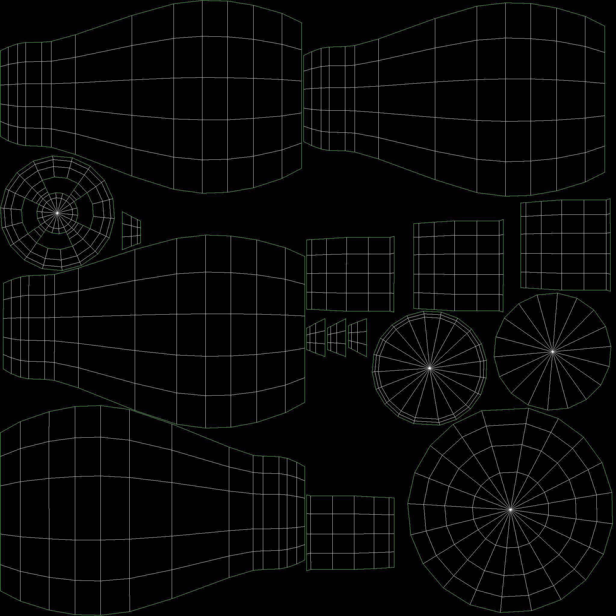 Uttermost Black Label Edge Table Lamp Black 3D model_12