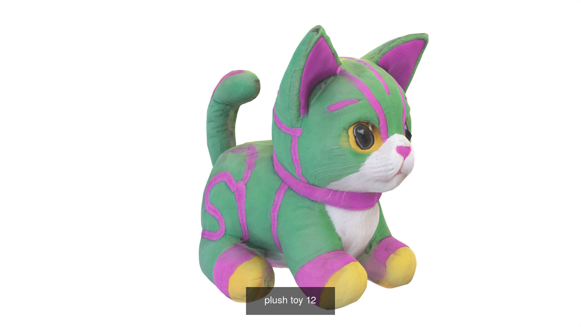 plush toys 16 items 3D Model Collection_28
