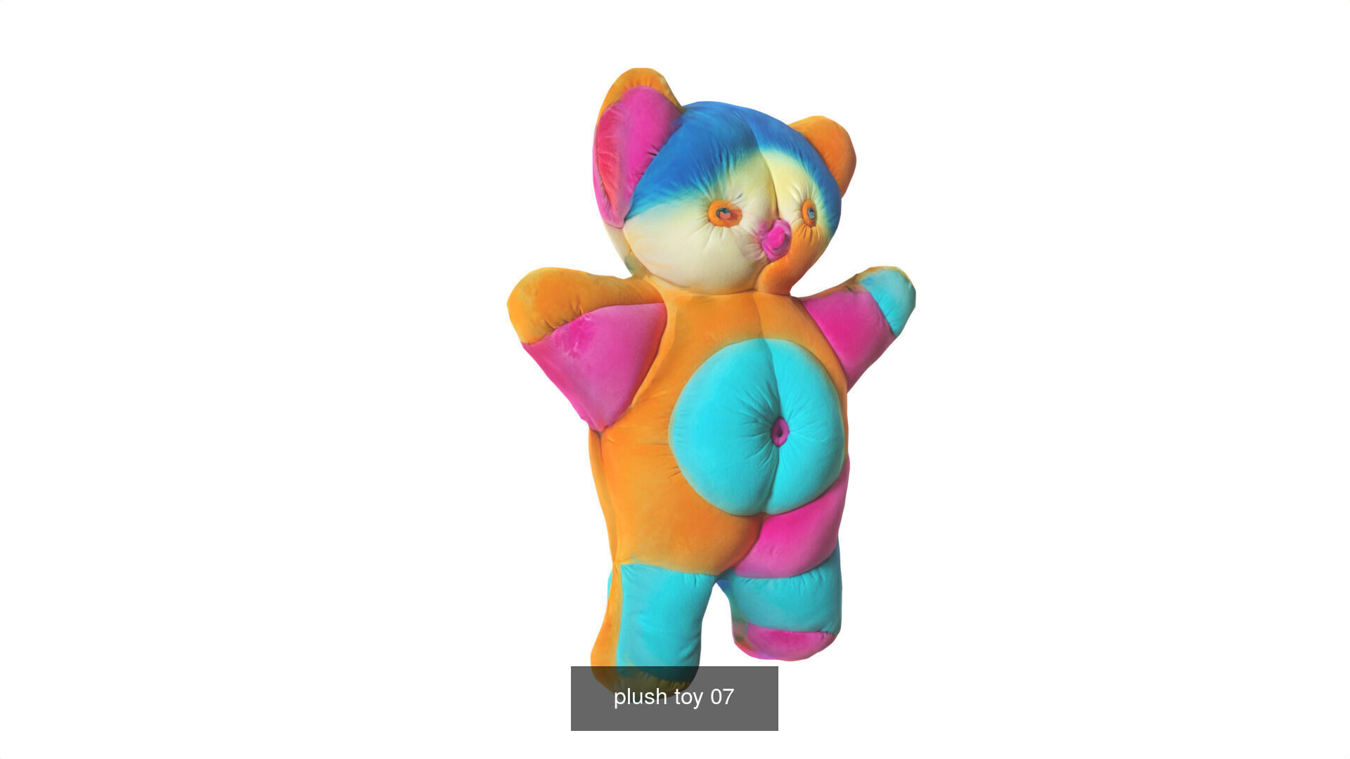 plush toys 16 items 3D Model Collection_23