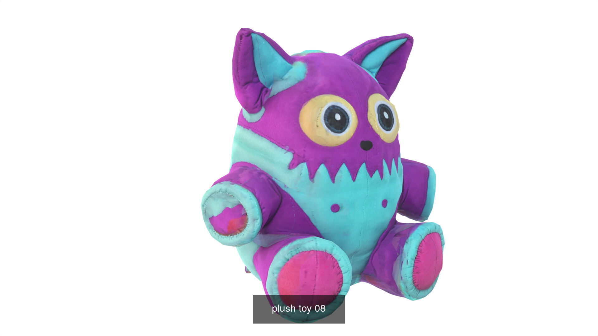 plush toys 16 items 3D Model Collection_24