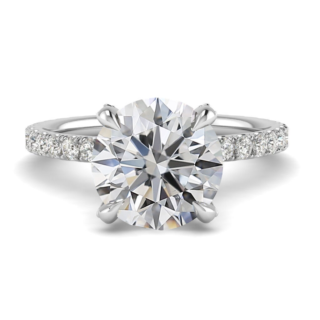 Tiffany engagement ring  3D print model_7