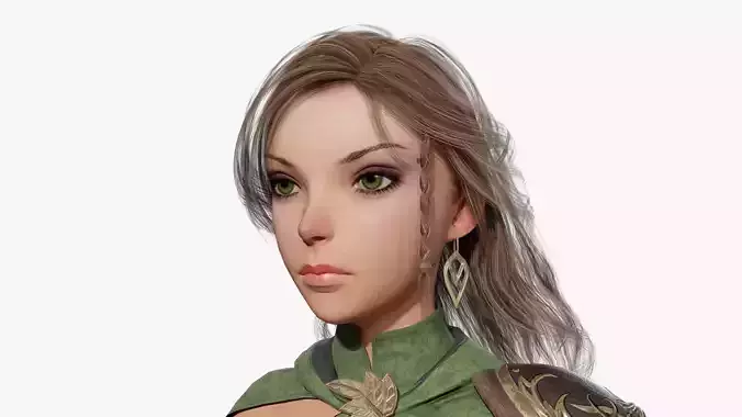 Cartoon Female Ranger