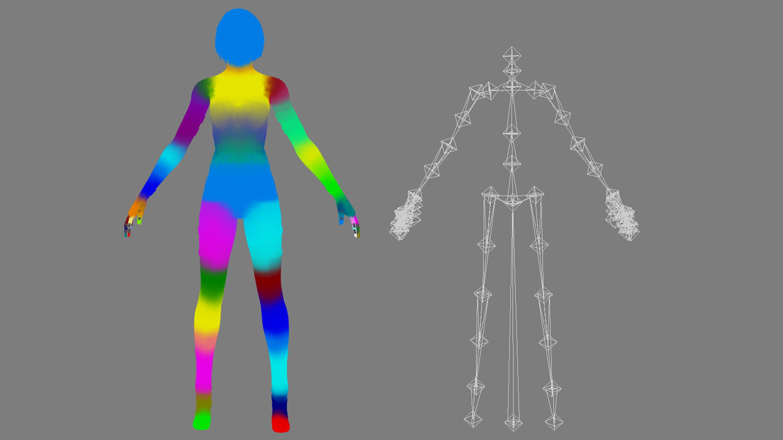 Female Sci Fi Soldier Low-poly 3D model_29