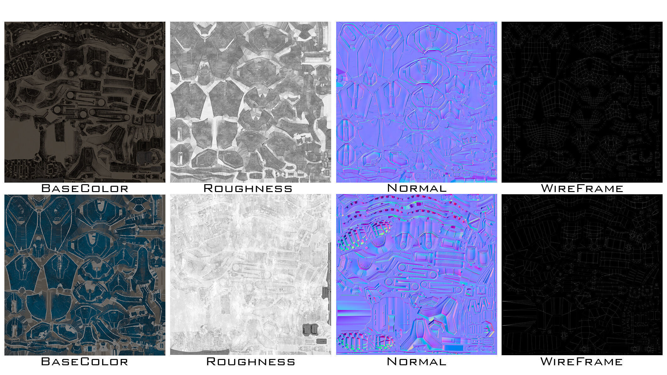 Female Sci Fi Soldier Low-poly 3D model_34