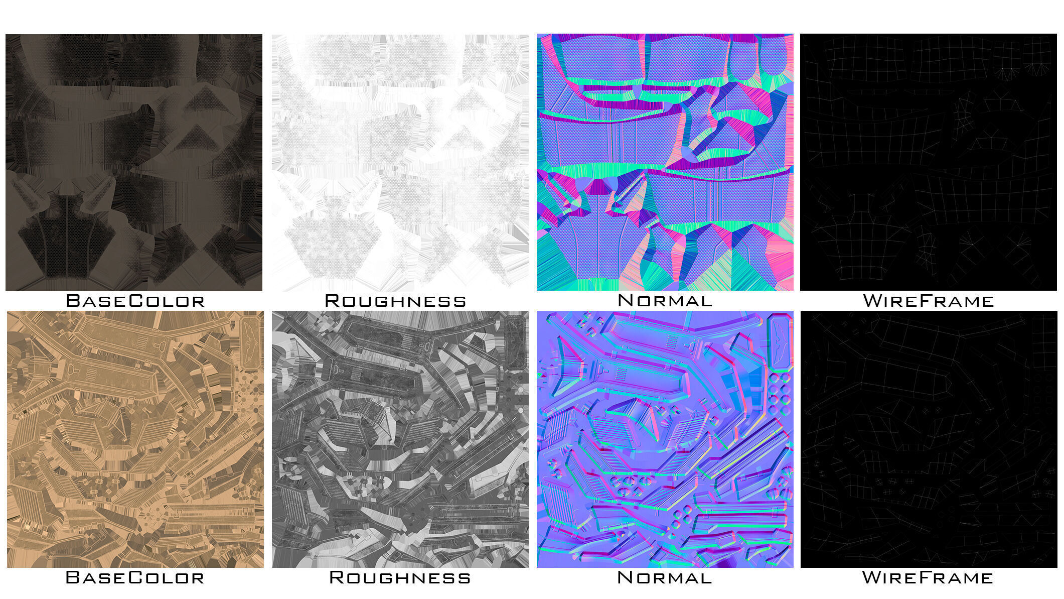 Female Sci Fi Soldier Low-poly 3D model_32