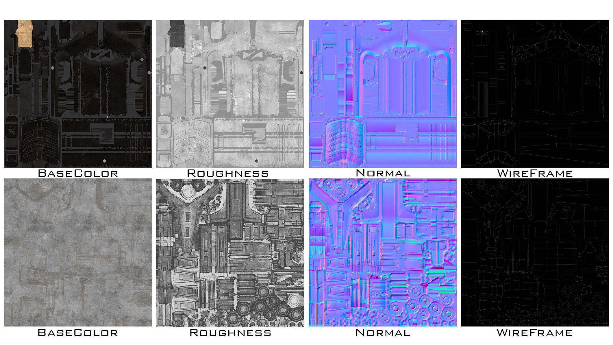 Female Sci Fi Soldier Low-poly 3D model_33