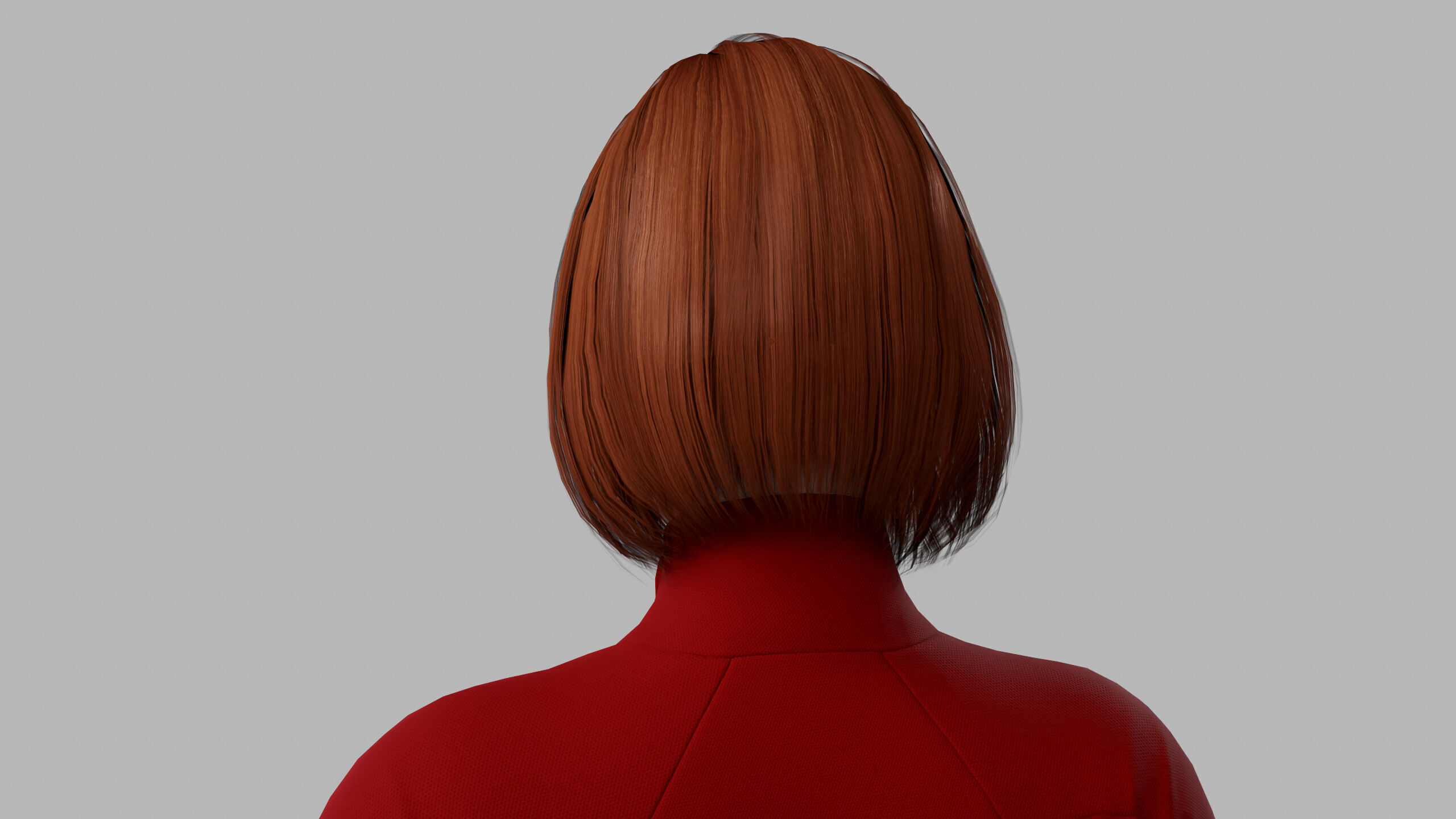 Female Sci Fi Soldier Low-poly 3D model_8