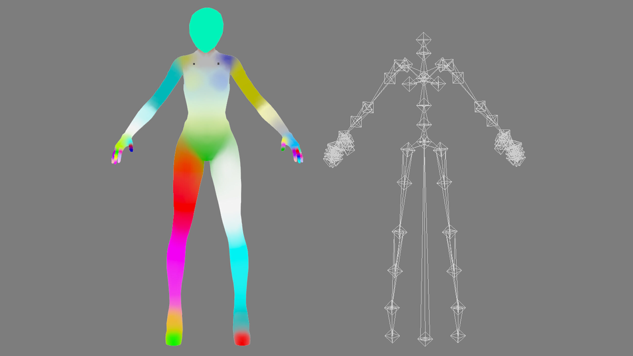 Female Sci Fi Soldier Low-poly 3D model_31