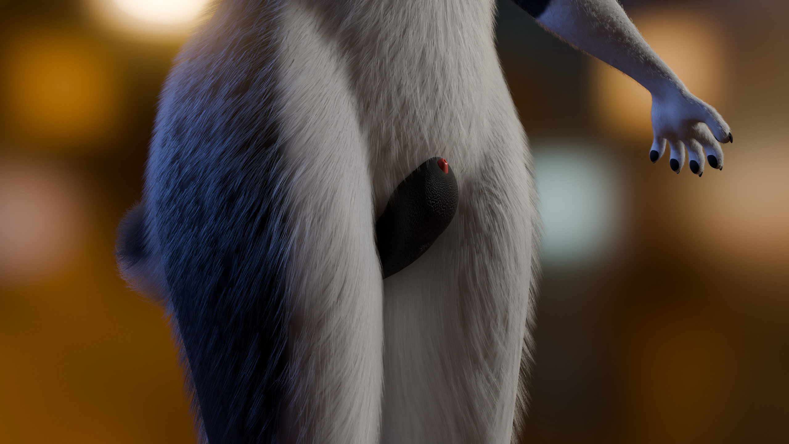 Thomas Anthro Husky Low-poly 3D model_16