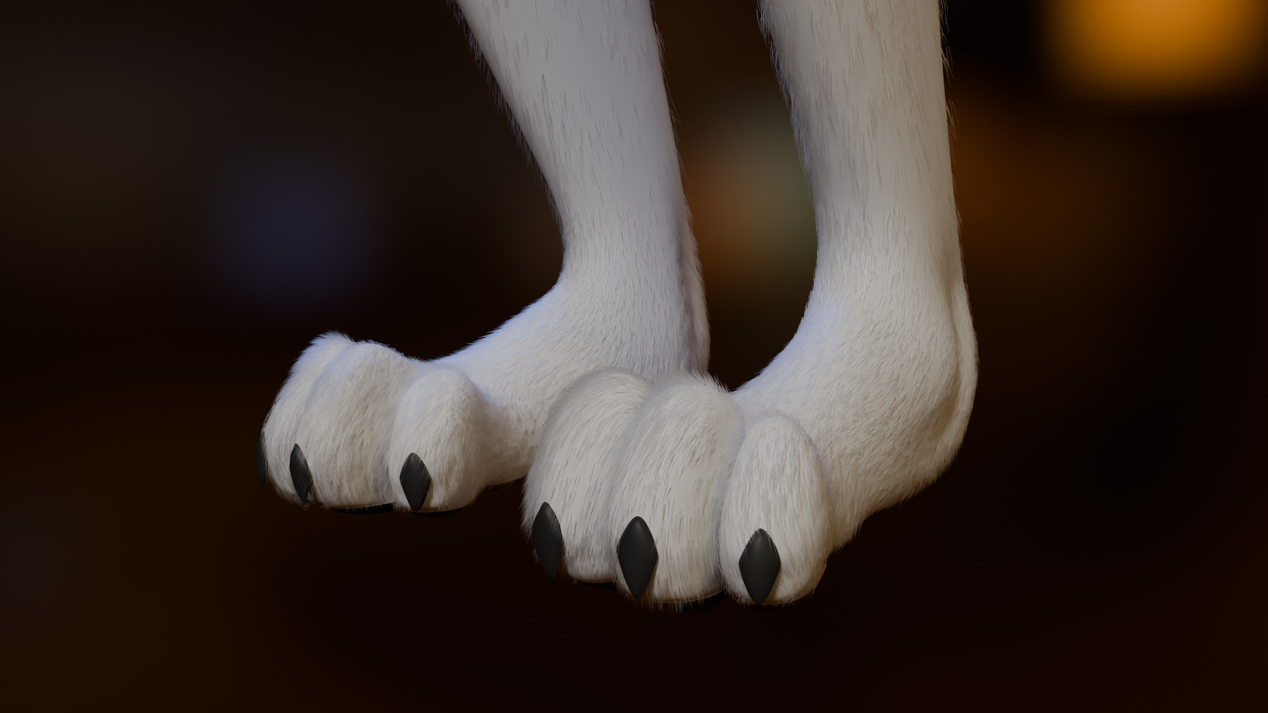 Thomas Anthro Husky Low-poly 3D model_12