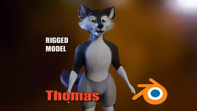 Thomas Anthro Husky