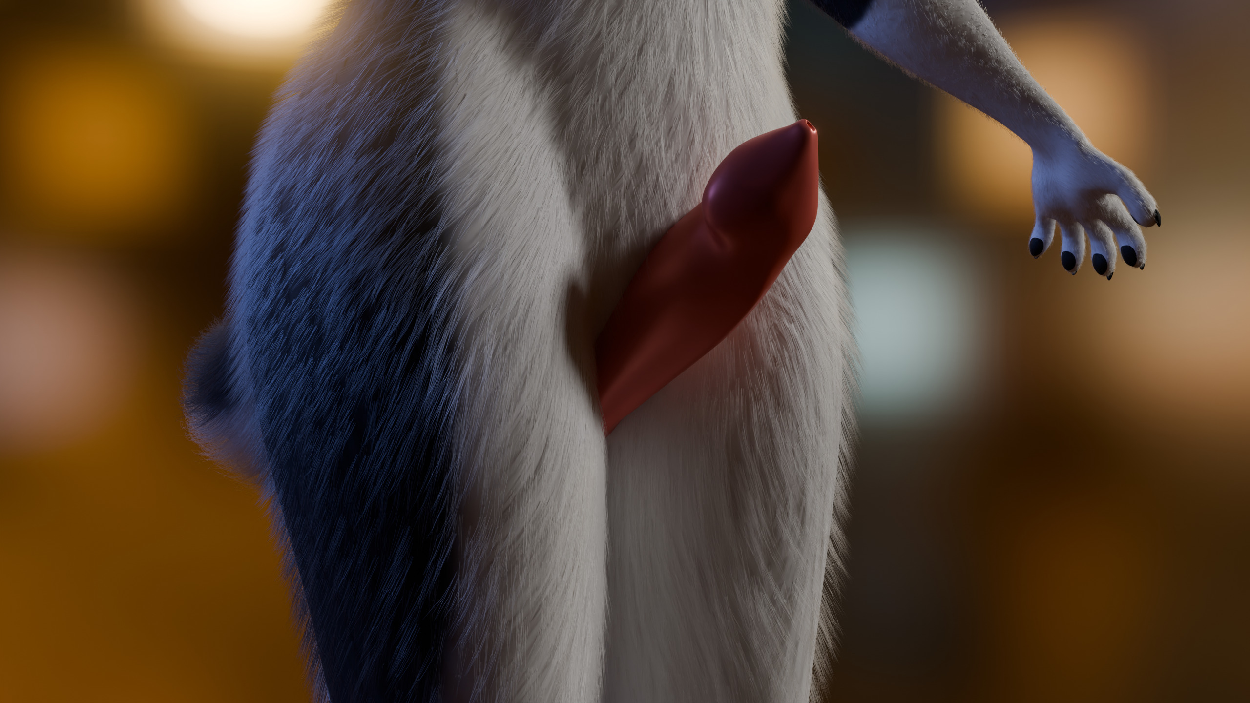 Thomas Anthro Husky Low-poly 3D model_18