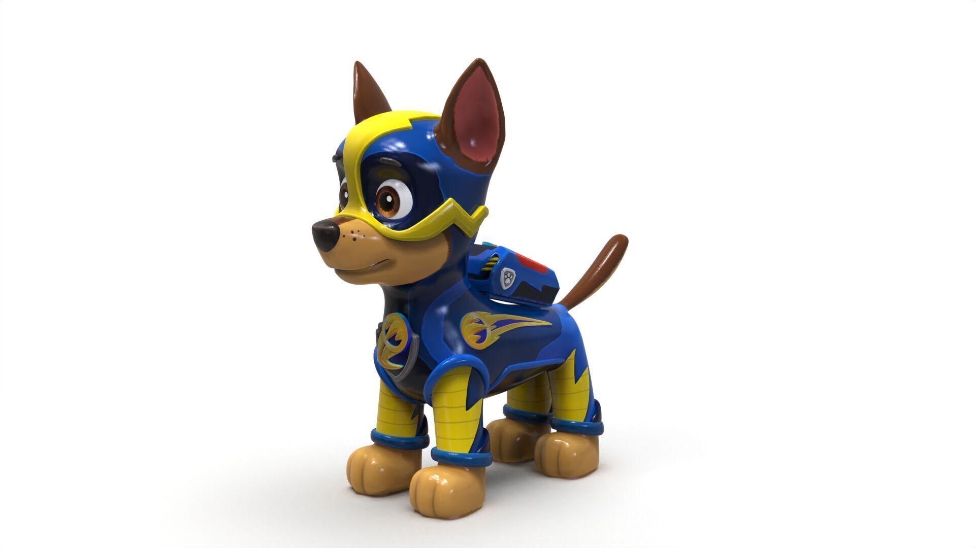 Mighty Chase 3D Printable Model - With and Without Backpack 3D print model_6