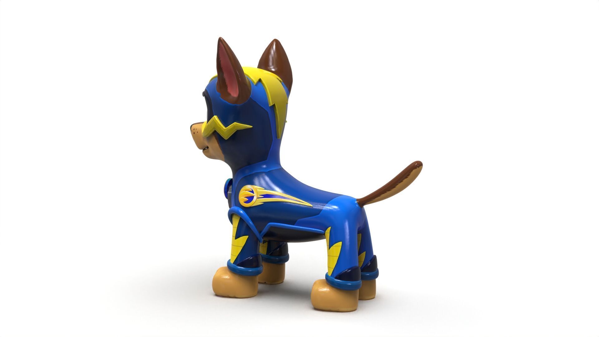 Mighty Chase 3D Printable Model - With and Without Backpack 3D print model_15
