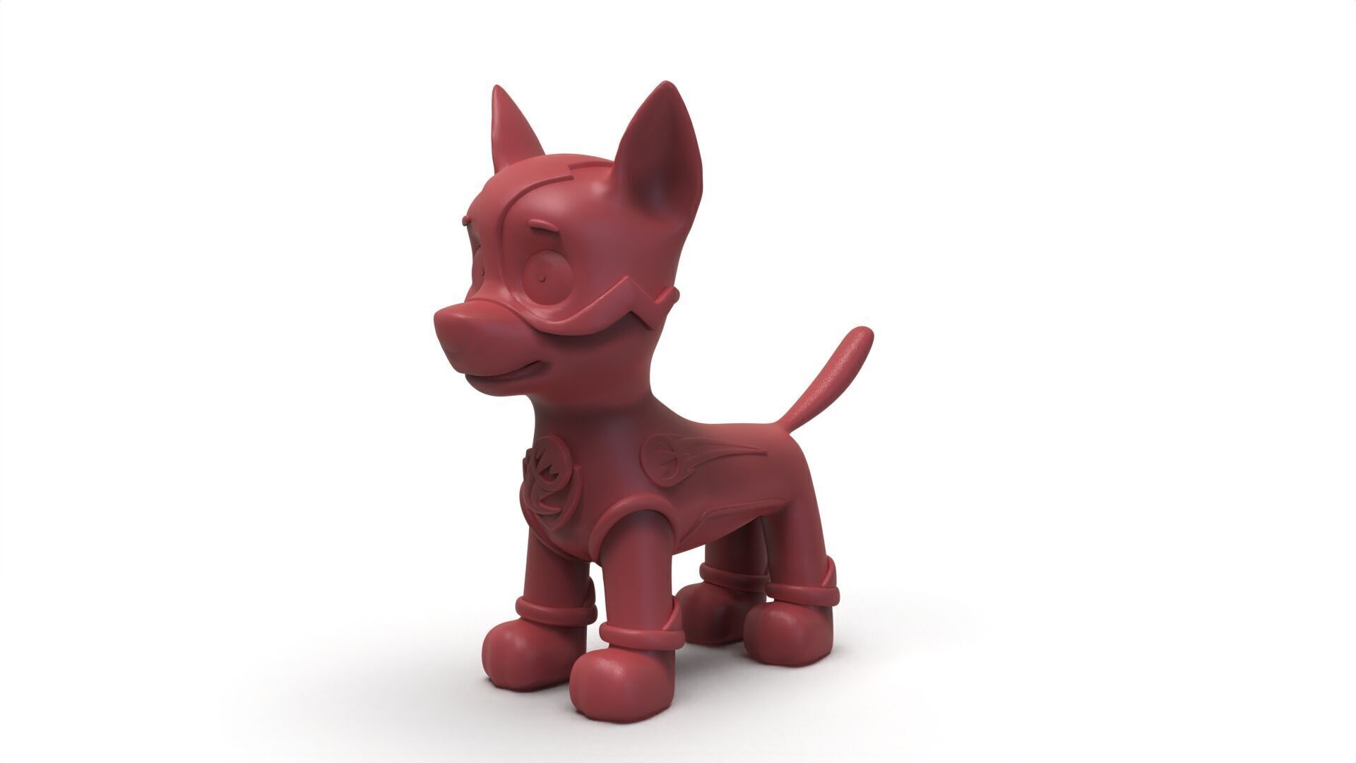 Mighty Chase 3D Printable Model - With and Without Backpack 3D print model_19