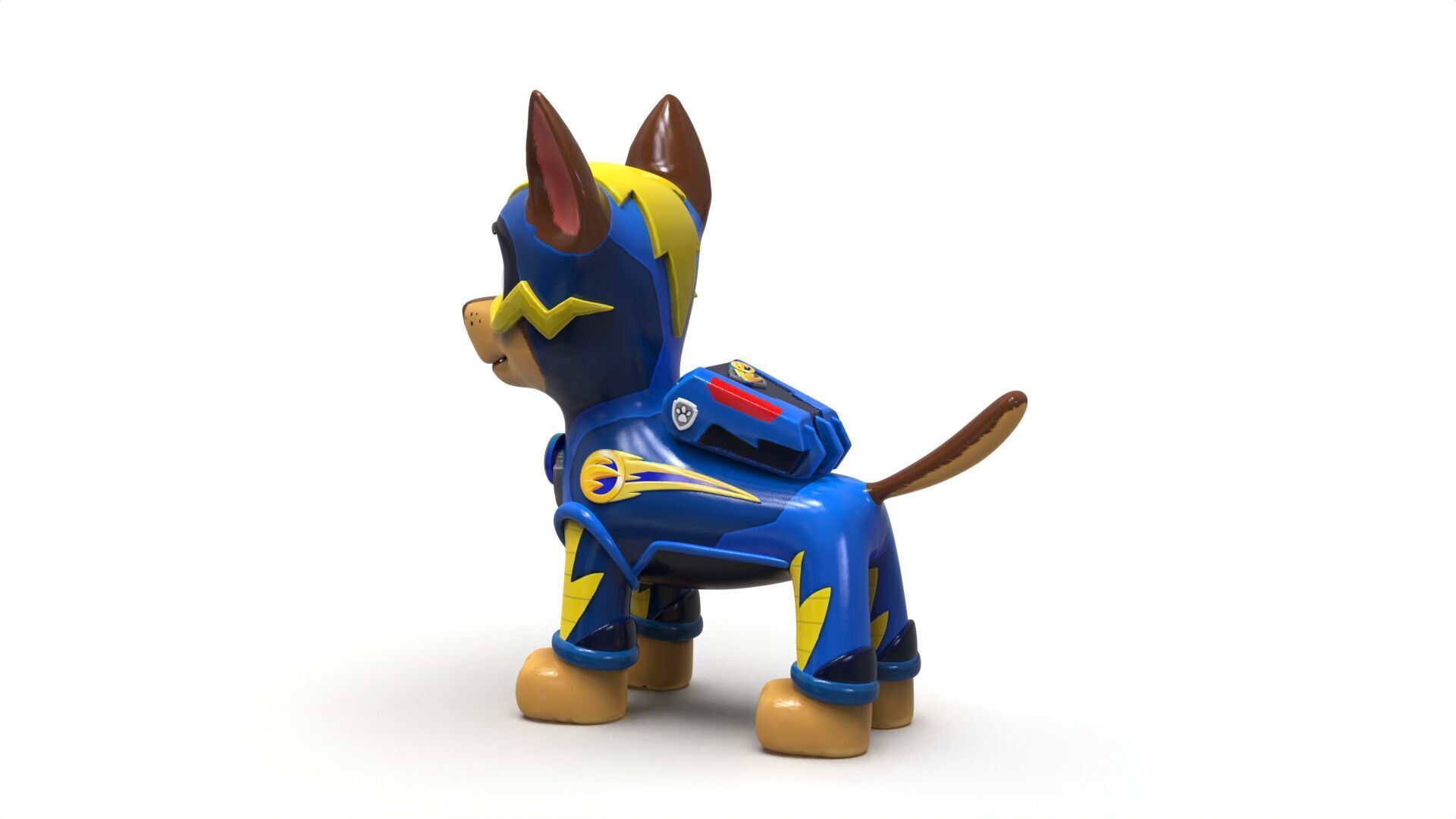 Mighty Chase 3D Printable Model - With and Without Backpack 3D print model_5
