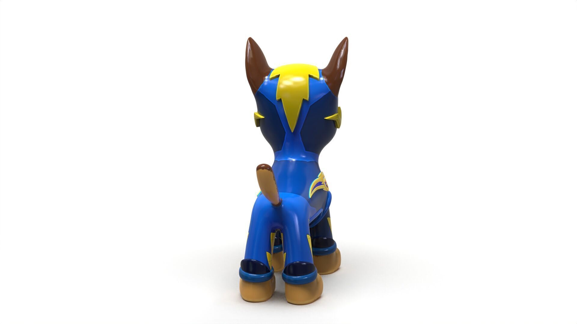 Mighty Chase 3D Printable Model - With and Without Backpack 3D print model_14