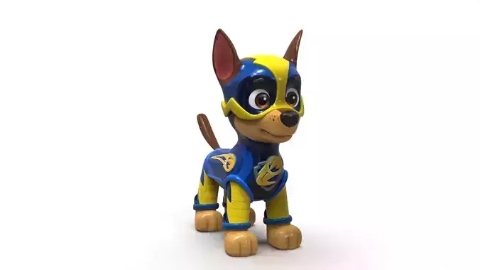 Mighty Chase 3D Printable Model - With and Without Backpack