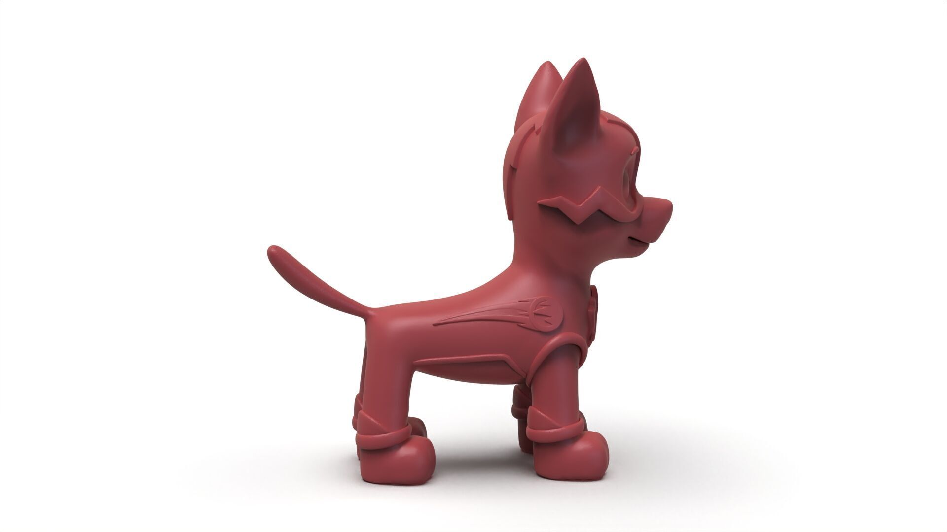 Mighty Chase 3D Printable Model - With and Without Backpack 3D print model_17