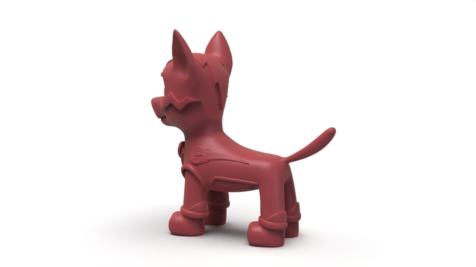 Mighty Chase 3D Printable Model - With and Without Backpack 3D print model_21