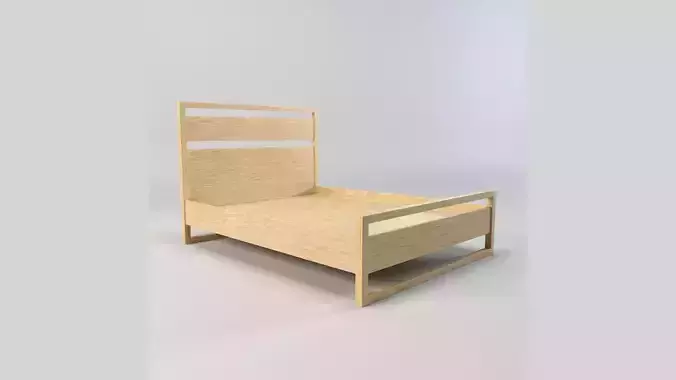 Wooden Bed