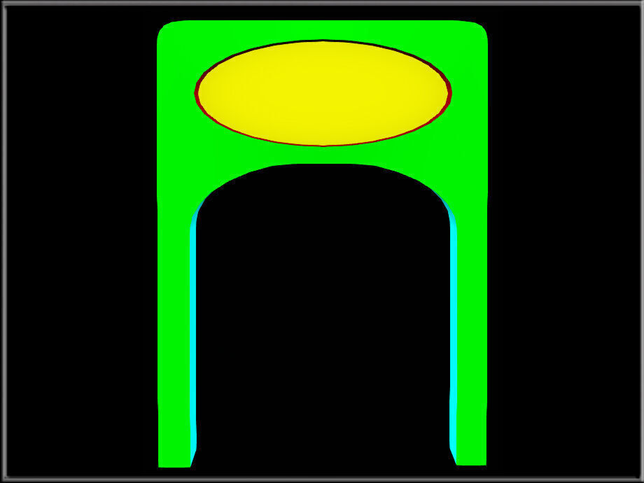 Arch 25 Low-poly 3D model_3