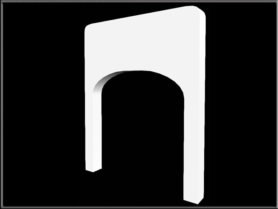 Arch 25 Low-poly 3D model_2