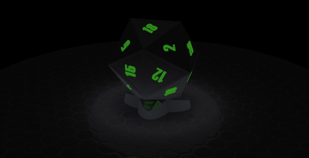 Dado RGP d20 Free 3D print model_2