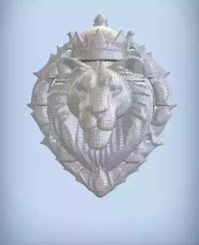 Regal Lion Crest Majestic Symbol of Power