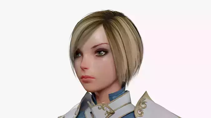 Cartoon Female Warrior