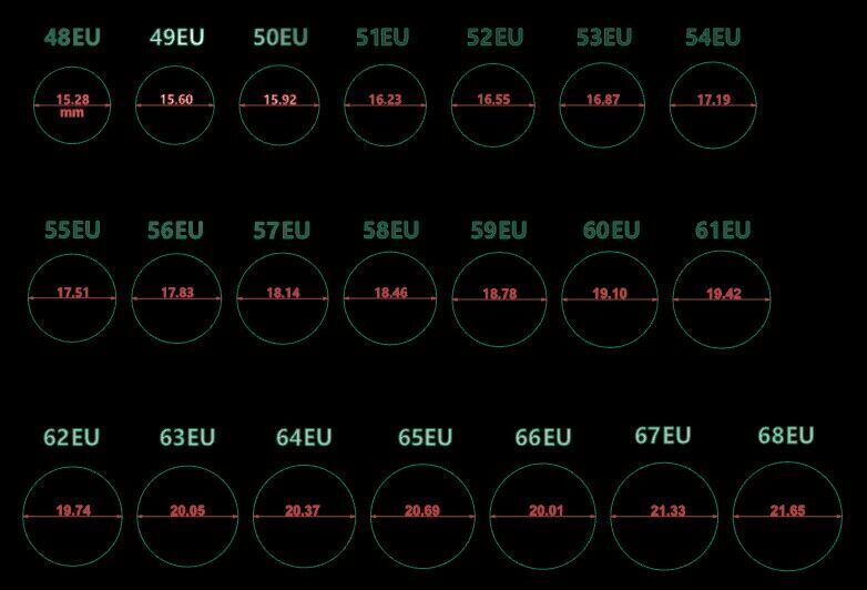 Round Enamel Ring Base 10mm top in All sizes 159-MWC 3D print model_19