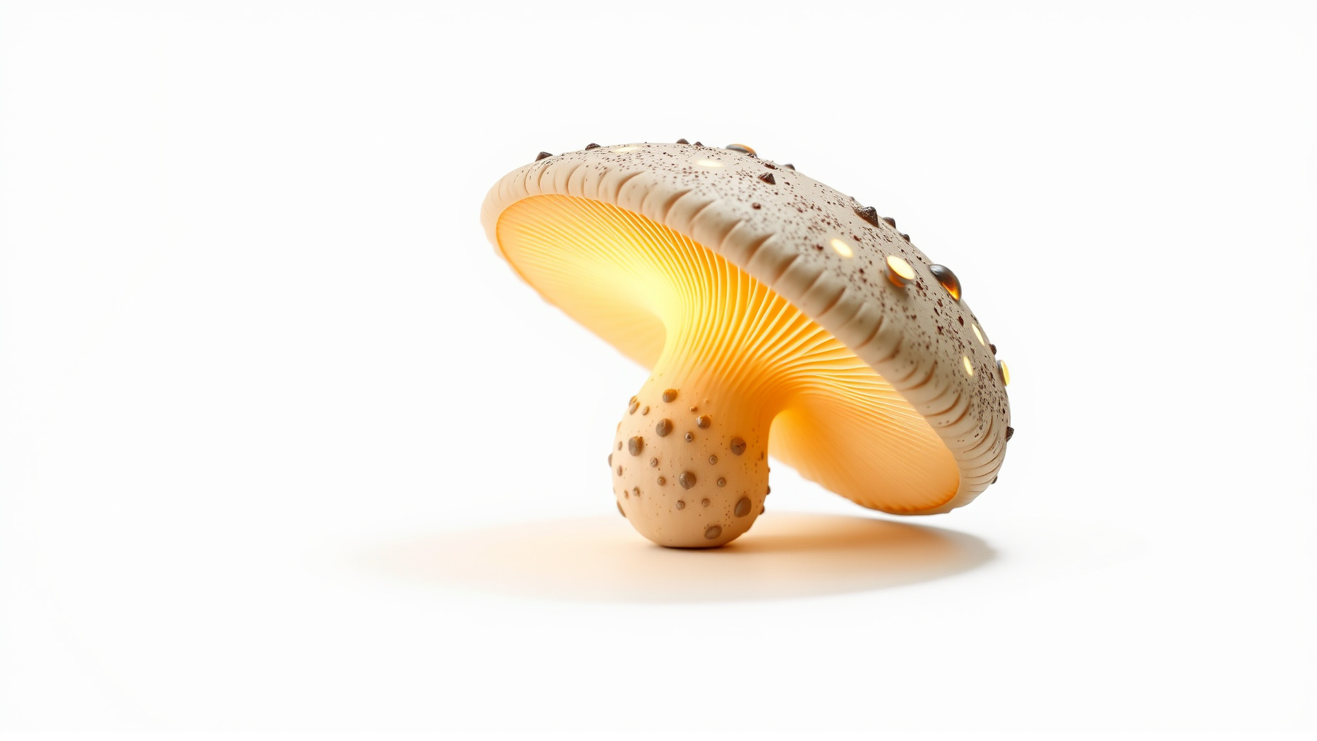 Futuristic Glowing Mushroom model pack Low-poly 3D model_4