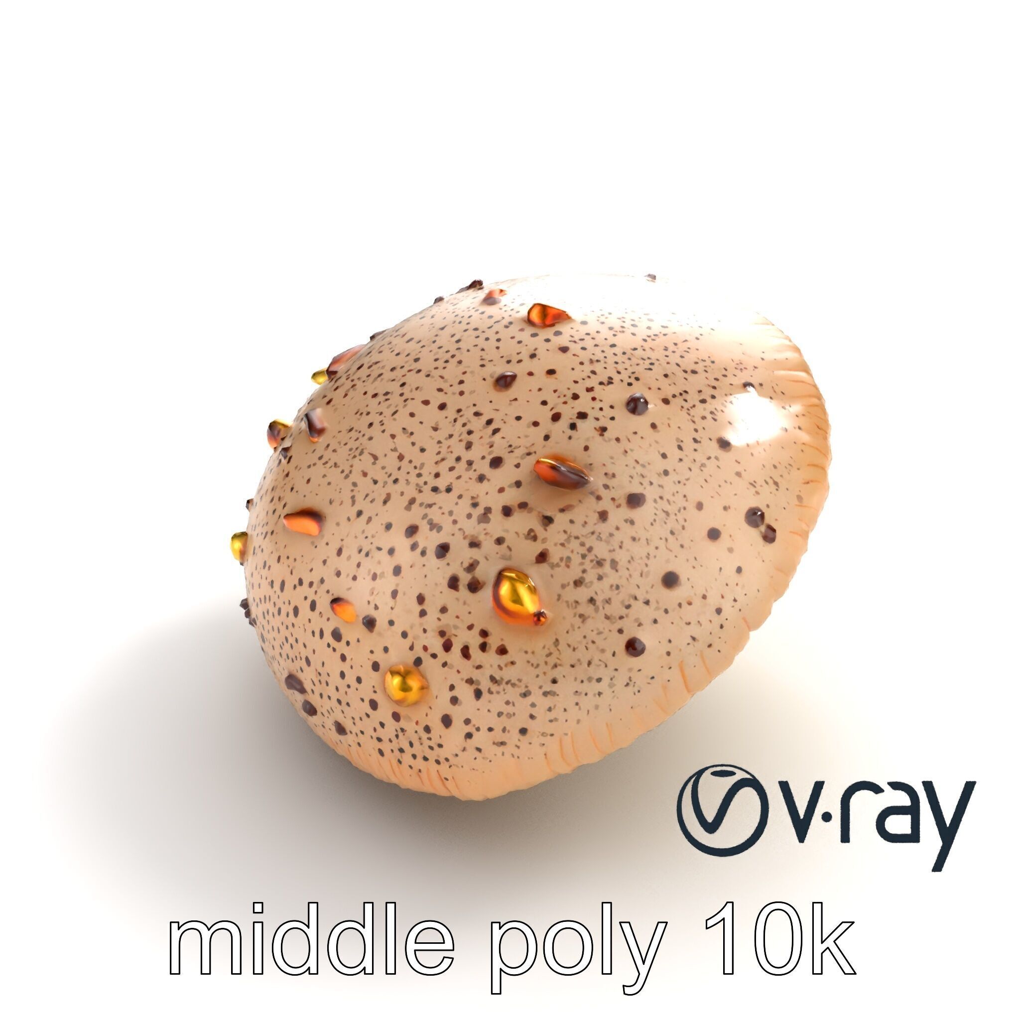 Futuristic Glowing Mushroom model pack Low-poly 3D model_8