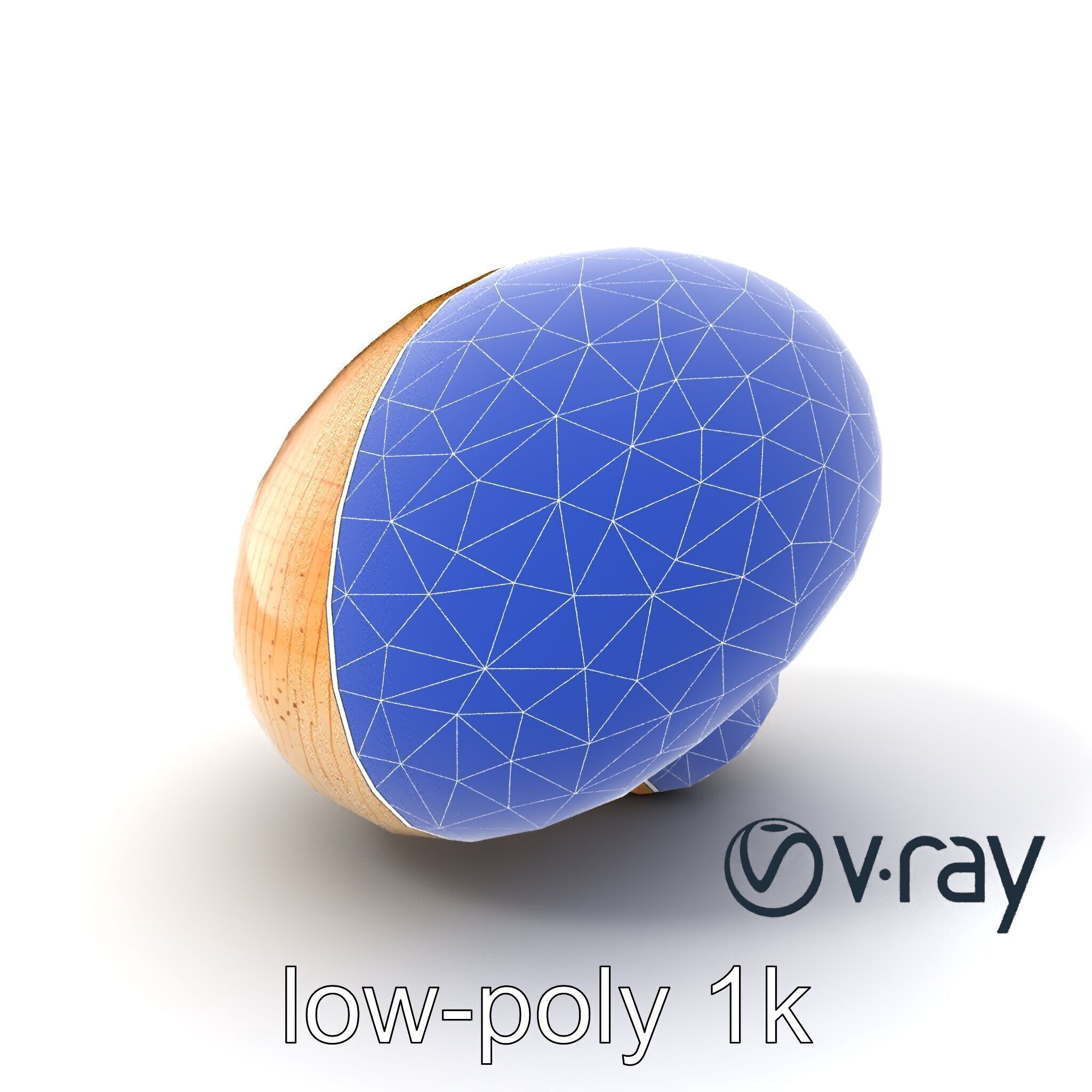 Shiitake Mushroom Photorealistic 3D model pack Low-poly 3D model_6