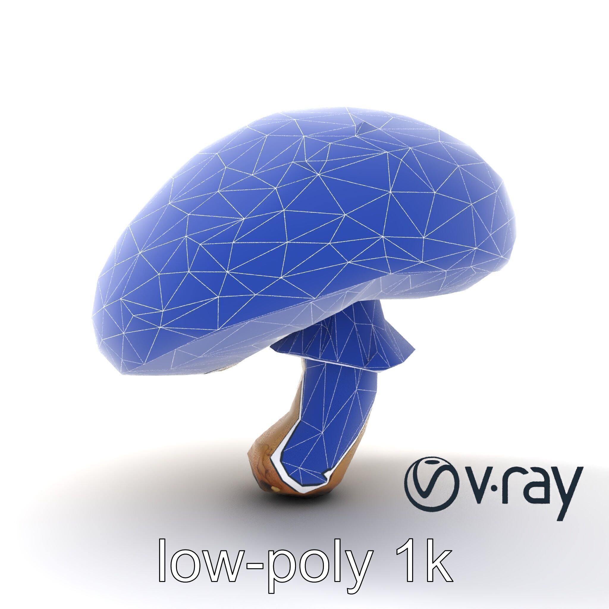 Fly Agaric Mushroom Fantasy Scene model pack Low-poly 3D model_31