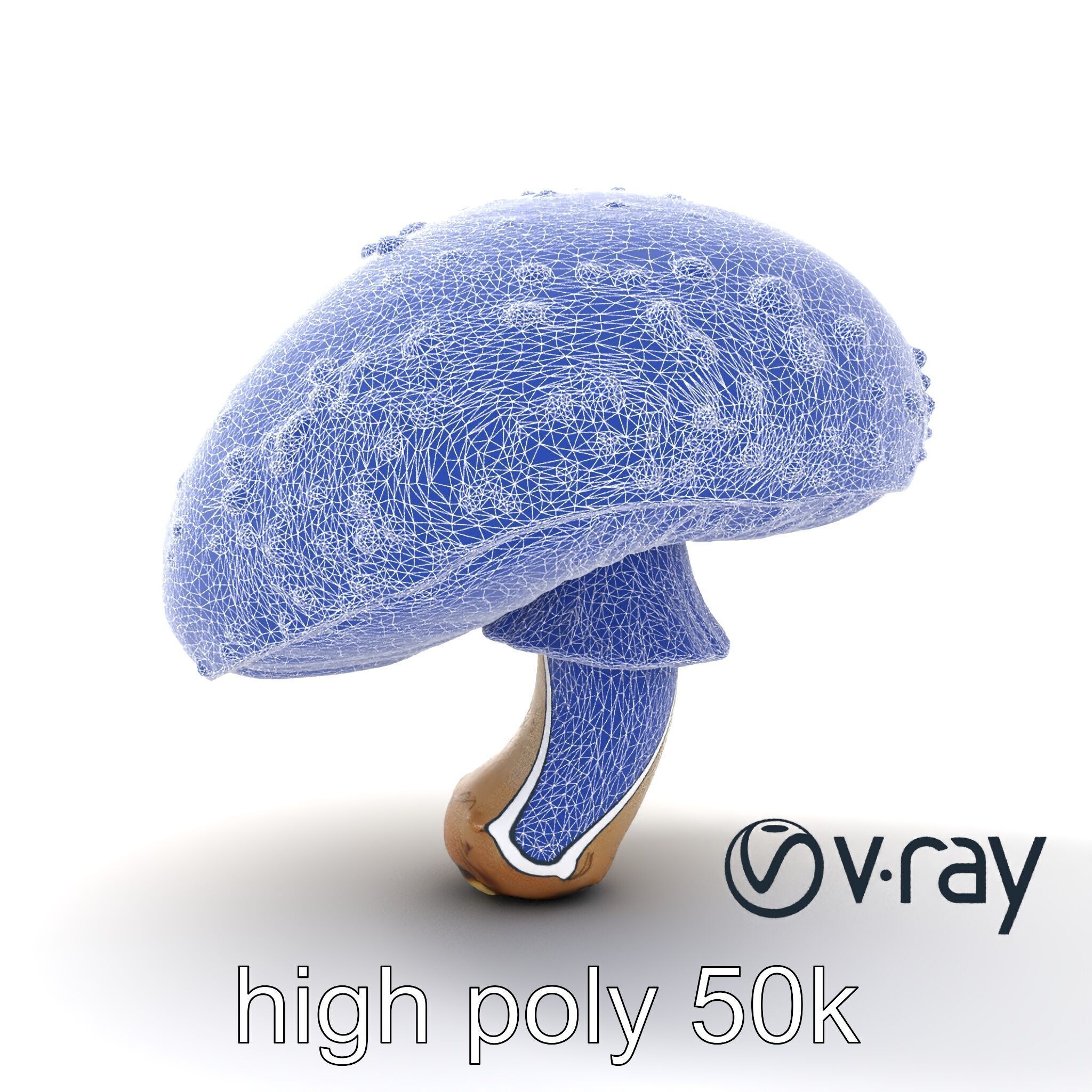 Fly Agaric Mushroom Fantasy Scene model pack Low-poly 3D model_21