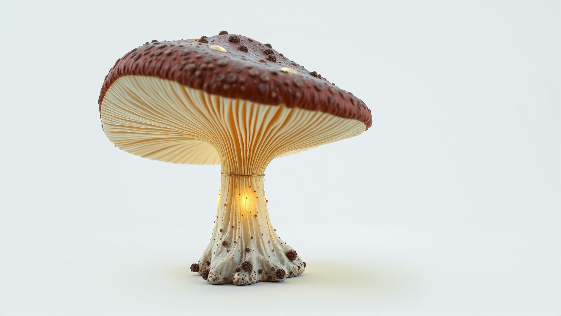 Stylized Glowing Mushroom Sci-Fi model pack Low-poly 3D model_4