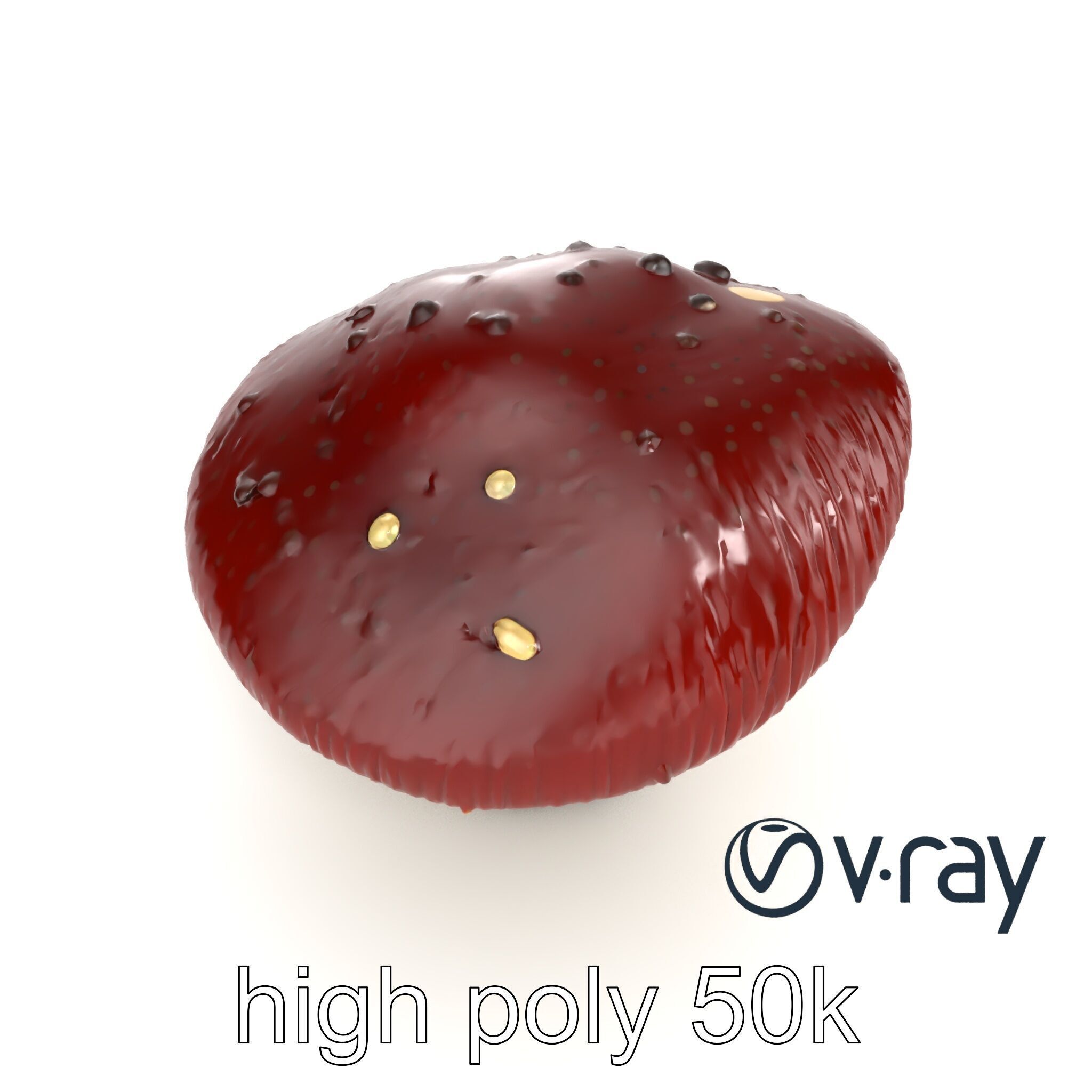 Stylized Glowing Mushroom Sci-Fi model pack Low-poly 3D model_29