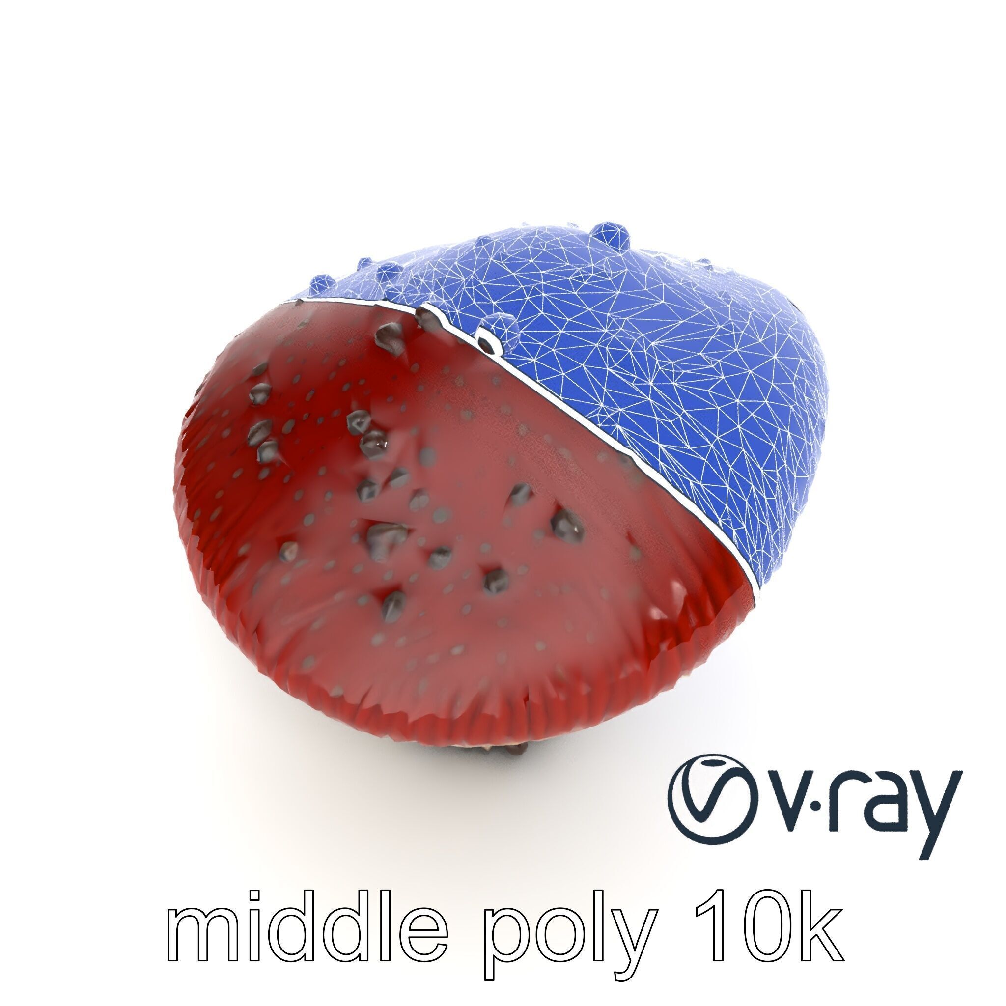 Stylized Glowing Mushroom Sci-Fi model pack Low-poly 3D model_22